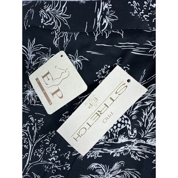 E.P Pro Womens Black & White Sz 8 Safari Print Skort Golf Active Cotton/Spandex - Picture 10 of 16